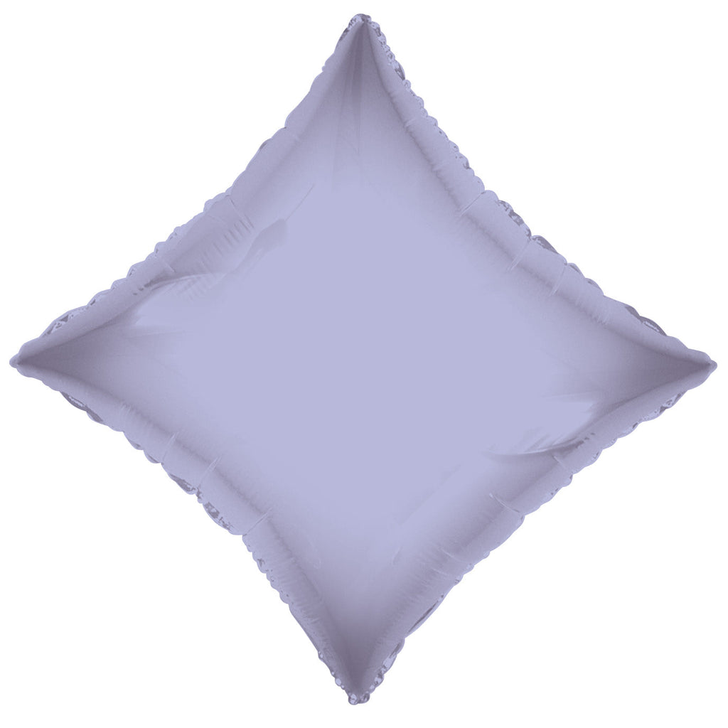 21" Solid Diamond Lilac Convergram Balloon