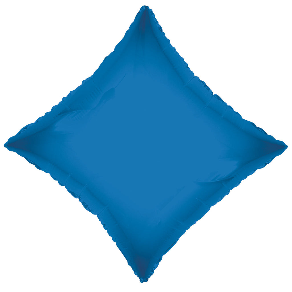 21" Solid Diamond Radiant Blue Convergram Balloon