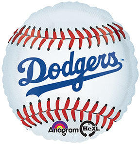 18" MLB Los Angeles Dodgers Baseball Balloon
