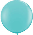 36" Qualatex Latex Balloons (2 Pack) Caribbean Blue