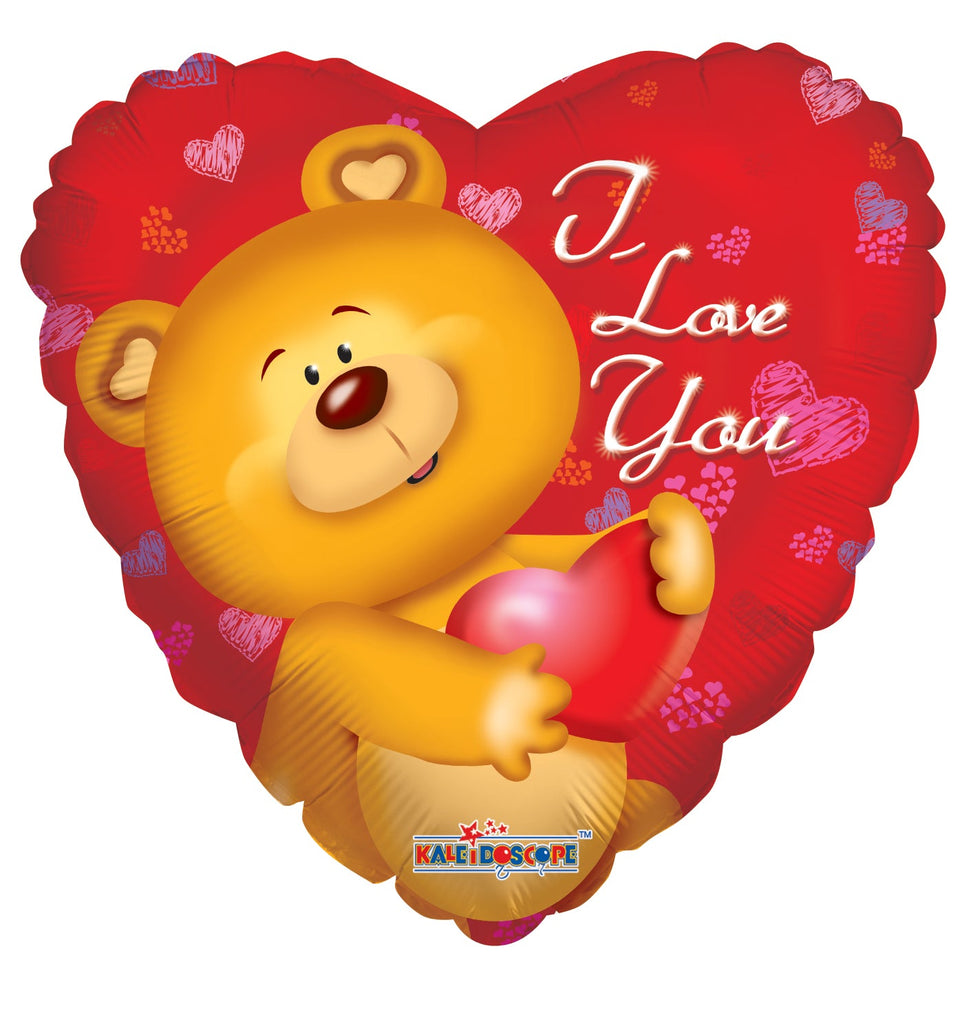 36" Cute Bear I Love You Balloon