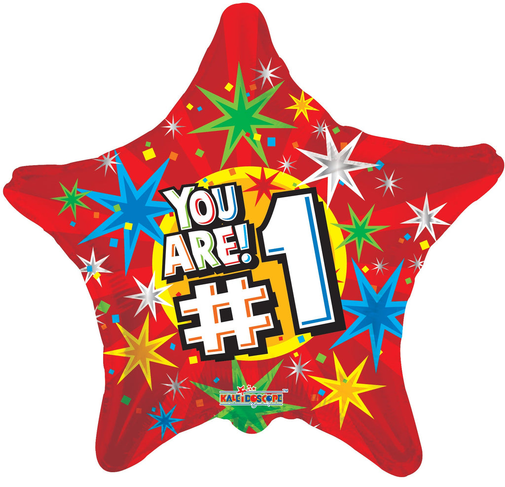 18" You Are! Number One Star Balloon