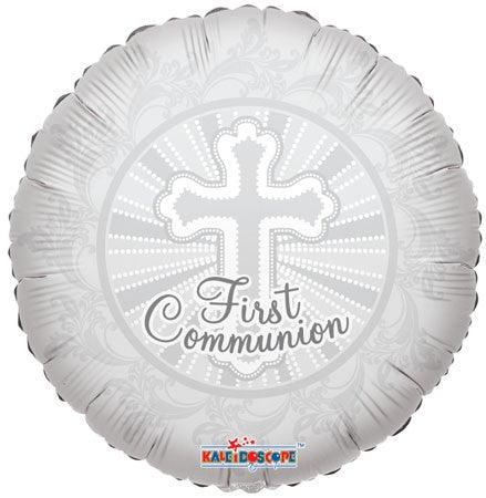 18" First Communion Cross Balloon