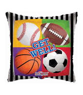 18" Get Well Sports Balloon