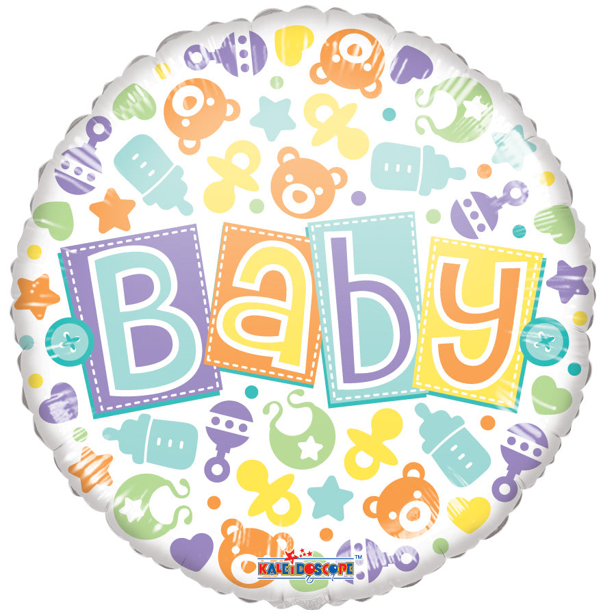 18" Baby Pastel Gellibean Balloon