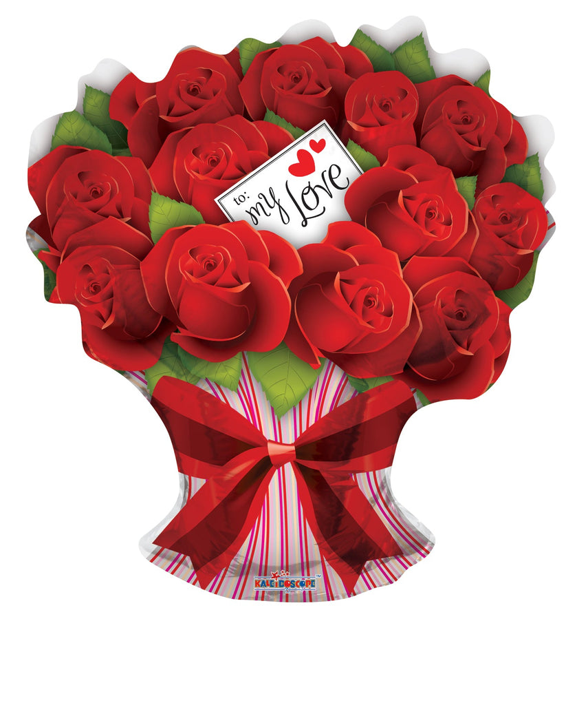 28" To My Love Rose Bouquet Balloon