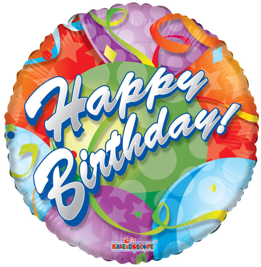 9" Airfill Only Birthday Festive Balloons Balloon