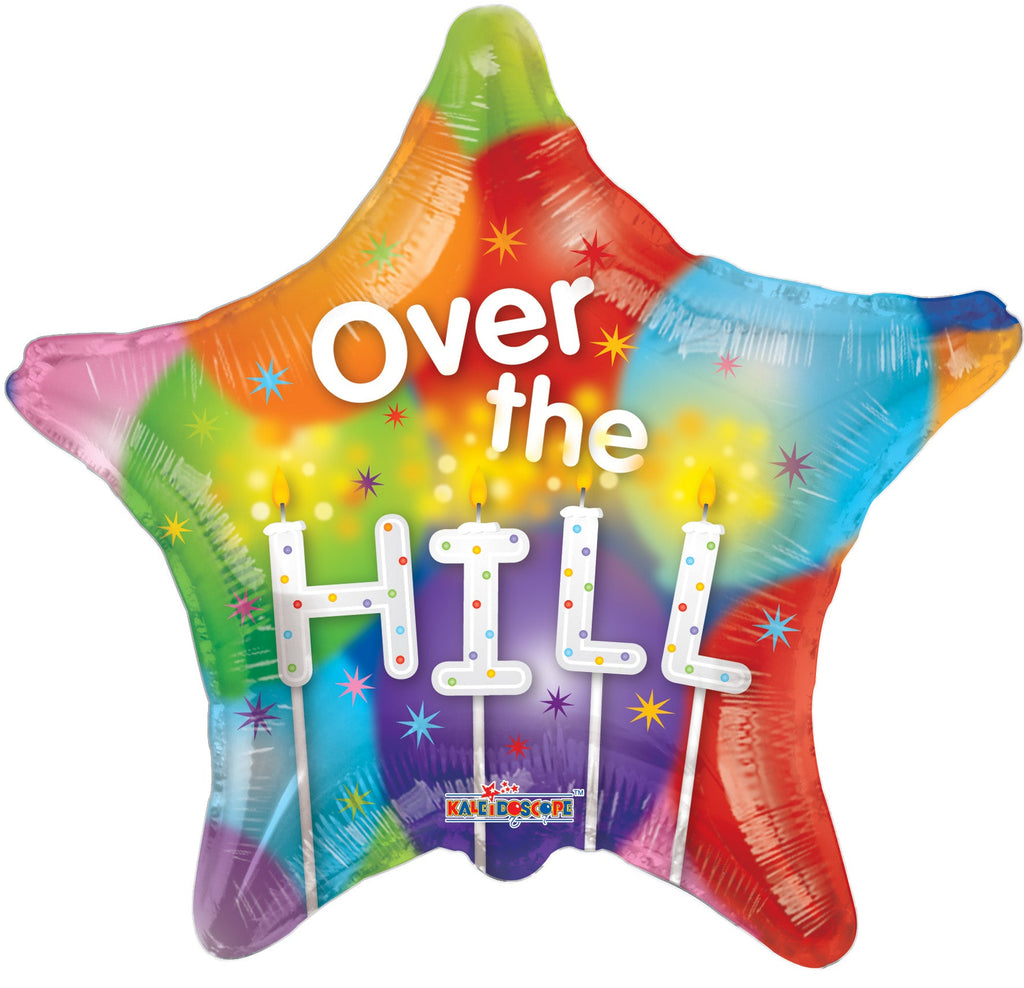 18" Over The Hill Candles Balloon