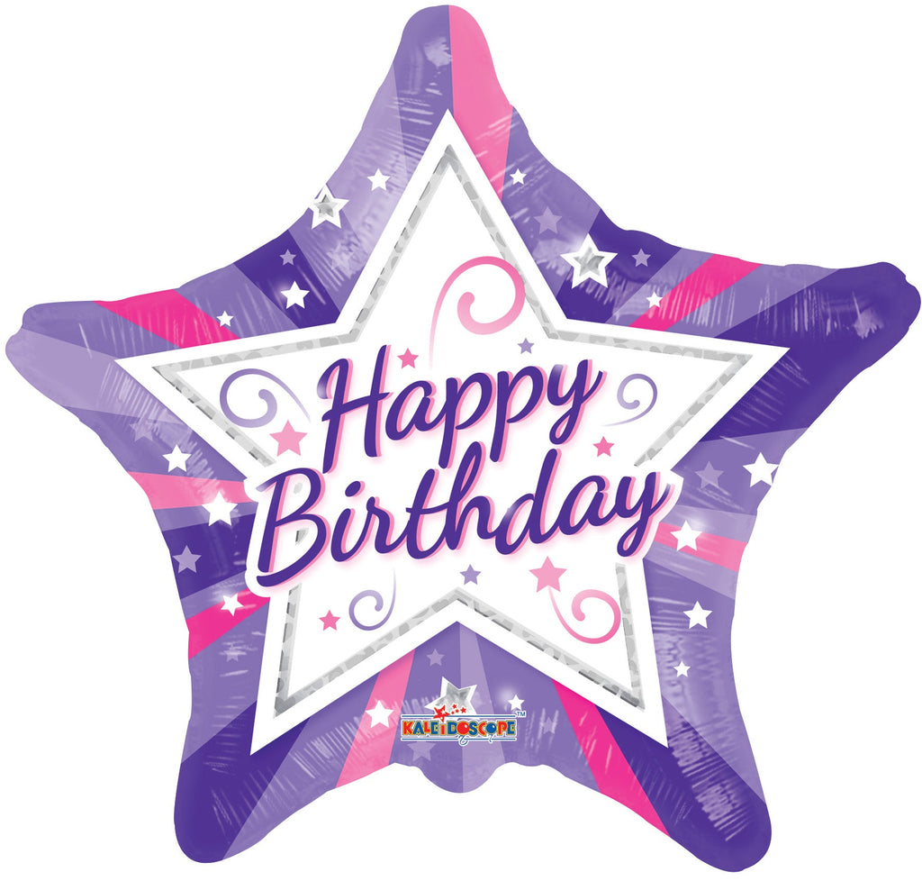 18" Birthday Juvenile Star Balloon