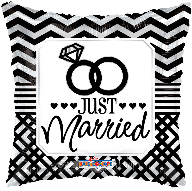 18" Just Married Balloon