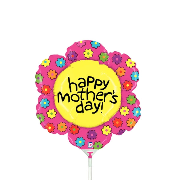 14" Airfill Only Springtime Mother's Day Flower Balloon