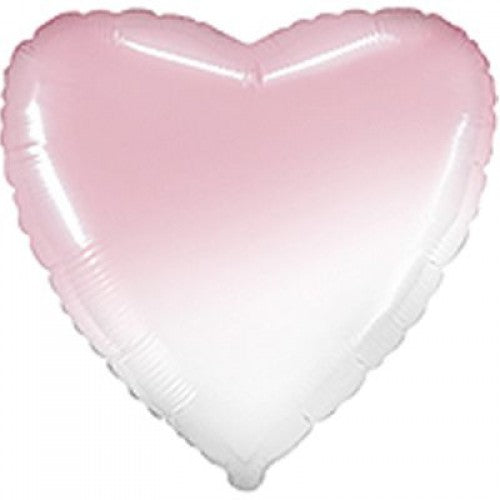 32" Heart Baby Gradient Pink Foil Balloon