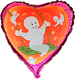 18" Swing Ghost Mylar Balloon