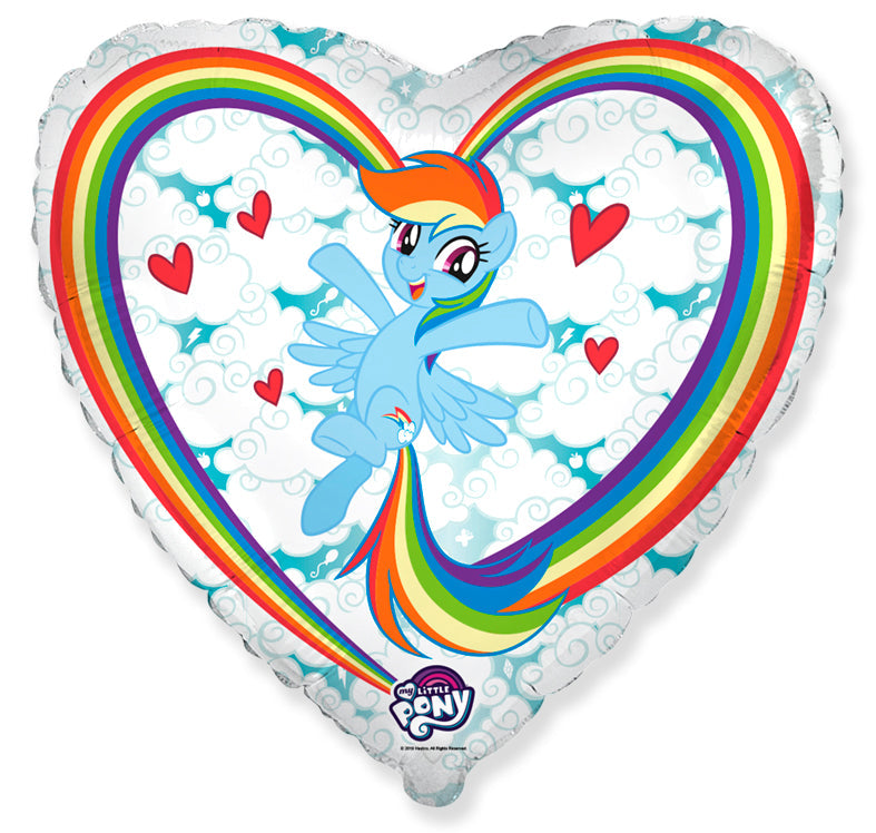 18" My Little Pony Clouds Foil Balloon