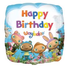 18 inch waybuloo happy birthday foil balloon 20746 01