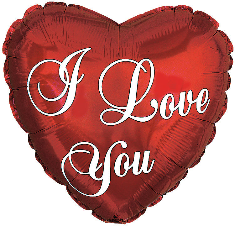 18" I Love You Essential Script Balloon