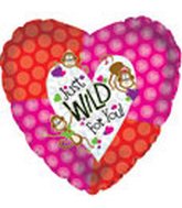 18" WILD For You Balloon