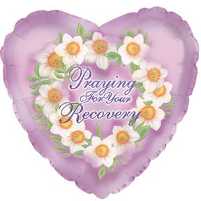 18" Praying for Recovery Balloon
