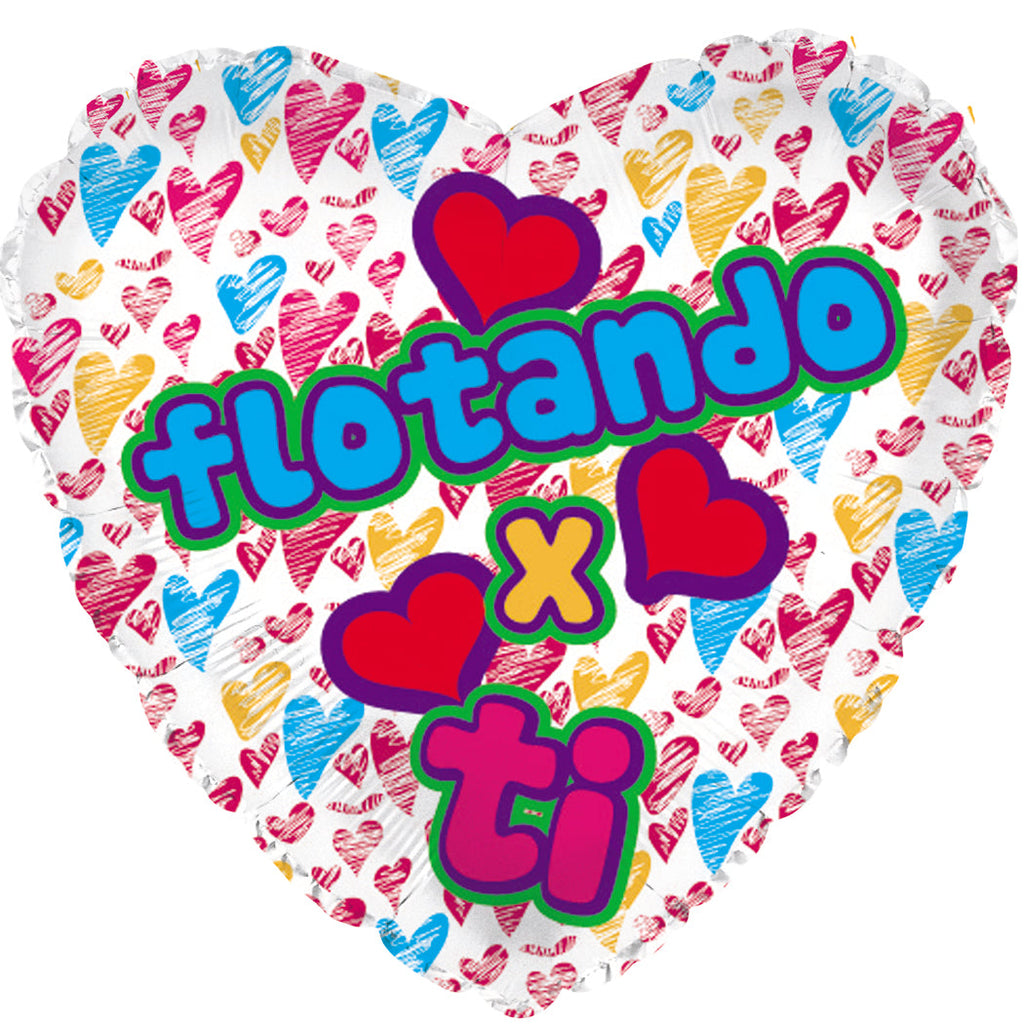 18" Flotando X Ti Globos Balloon (Spanish)