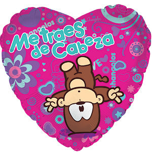 18" Me Encantas! I Love You Balloon (Spanish)