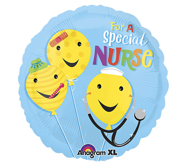 18" For a Special Nurse Balloon Packaged