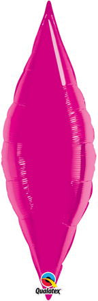 27" Taper Magenta/Air-fill Balloon