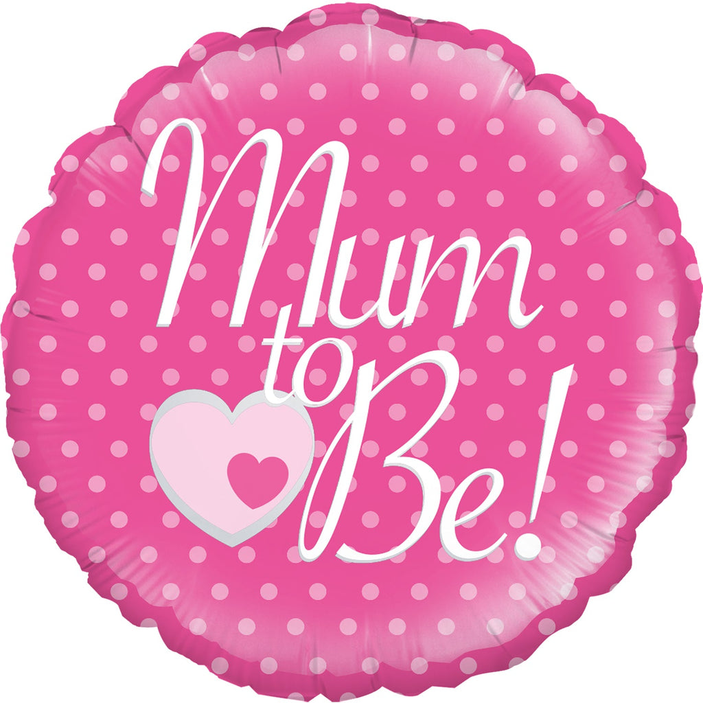 18" Mum To Be Oaktree Foil Balloon