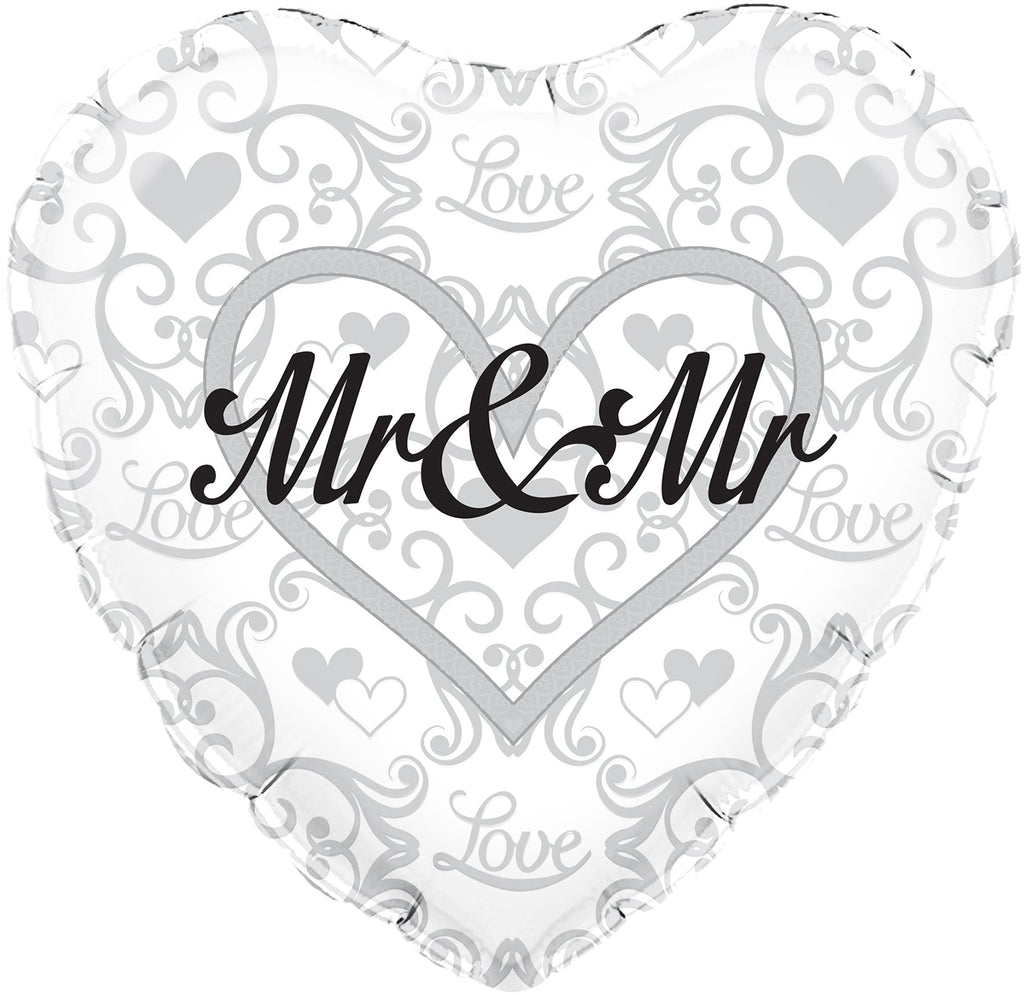 18" Mr & Mr Oaktree Foil Balloon