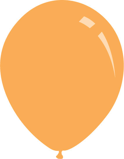 9" Deco Peach Decomex Latex Balloons (100 Per Bag)