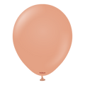 11823510 18 inches kalisan latex balloons standard clay pink 25 per bag