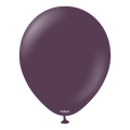 11223532 12 inches kalisan latex balloons standard plum 50 per bag