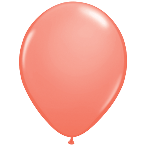 5" Qualatex Latex Balloons Coral (100 Per Bag)