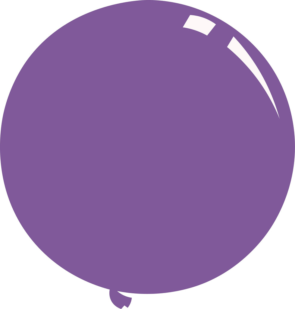36" Deco Lilac Decomex Latex Balloons (5 Per Bag)