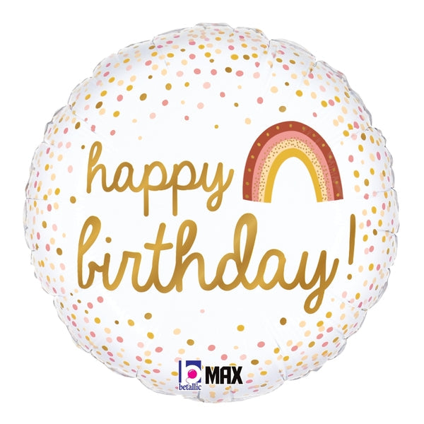 18" MAX Float Boho Birthday Foil Balloon