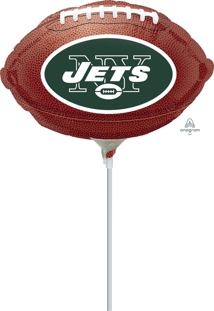 NFL Airfill Only Mini Shape New York Jets Football Balloon