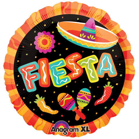 18" Fiesta More Fun Balloon