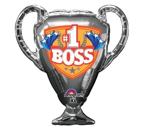 28" SuperShape #1 Boss Trophy Balloon