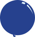 36" Pastel Navy Blue Decomex Latex Balloons (5 Per Bag)