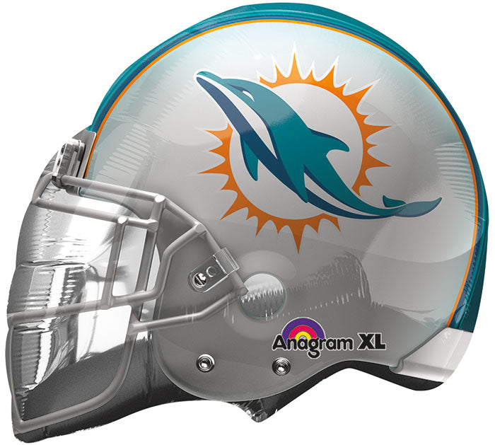 21 Nfl Football Miami Dolphins Helmet Nfl Balloon Bargain Balloons Usa