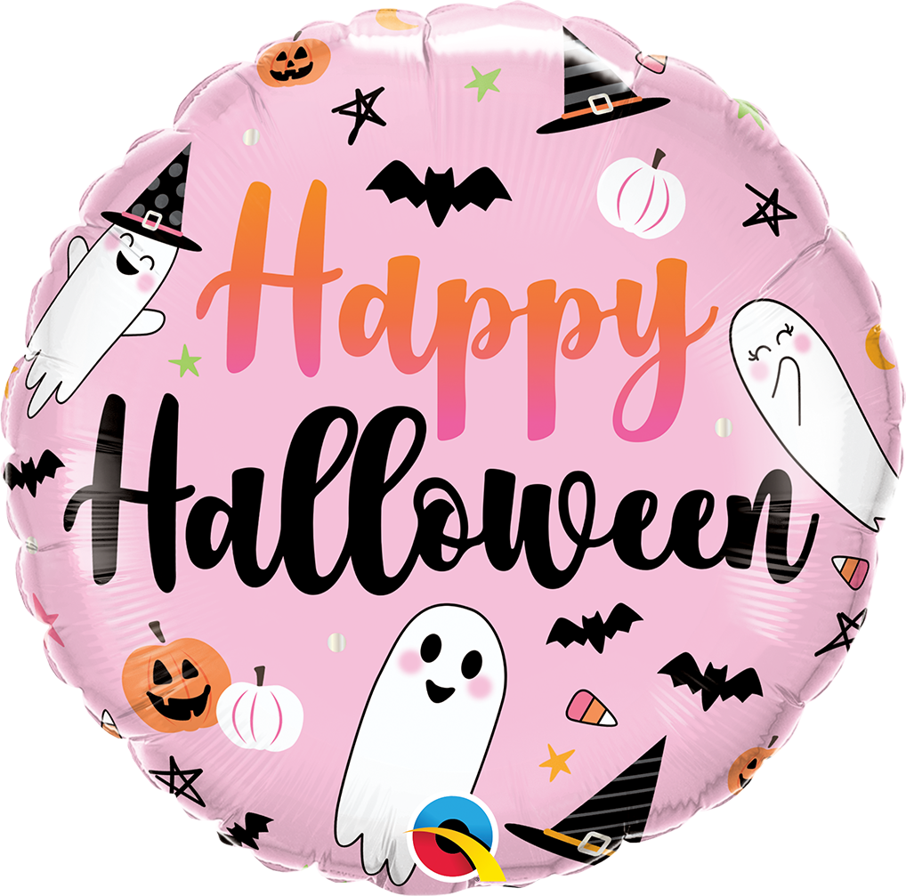 18" Halloween Cute Ghosts Foil Balloon