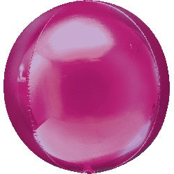 16" Bright Pink Orbz Balloon