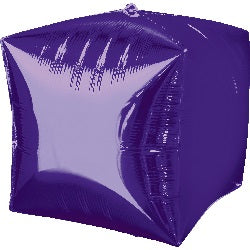 16" Purple Cubez Balloon