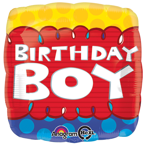 18" Little Birthday Boy Mylar Balloon