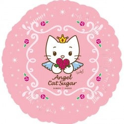 18" Angel Cat Sugar - Since 2002 Mylar Balloon