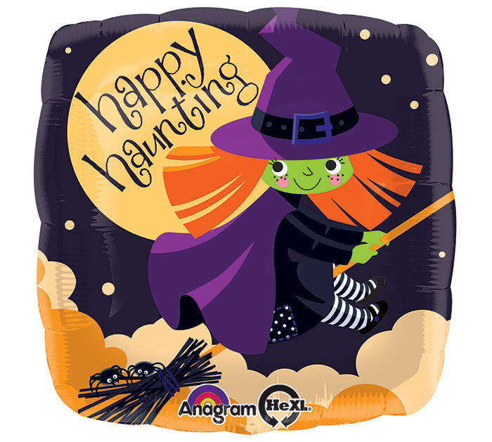 18" Cute Witch Balloon