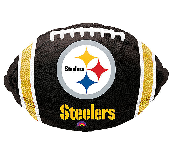 Junior Shape Pittsburgh Steelers NFL Football Team Colors Balloon