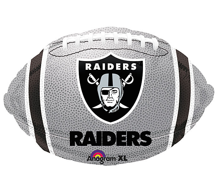 Junior Shape Oakland Raiders NFL Football Team Colors Balloon