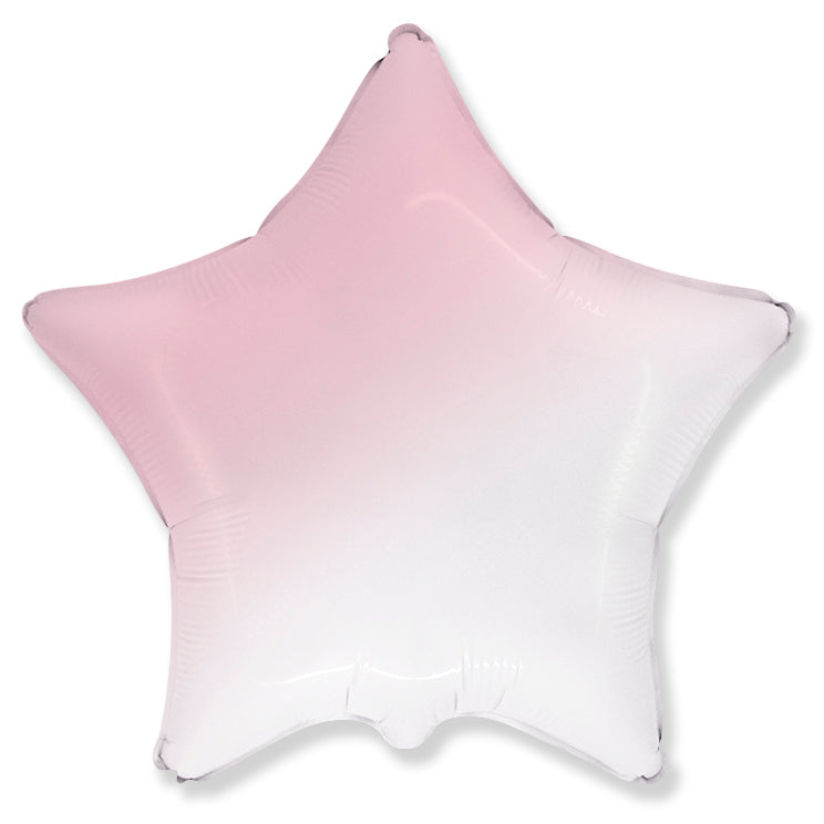 18" Star Baby Gradient Pink Foil Balloon