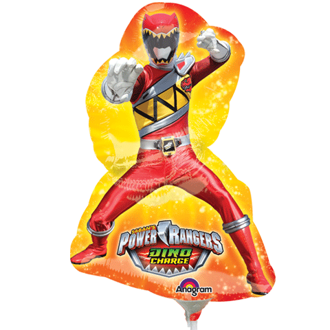 Airfill Only Mini Shape Power Rangers Dino Charge Balloon