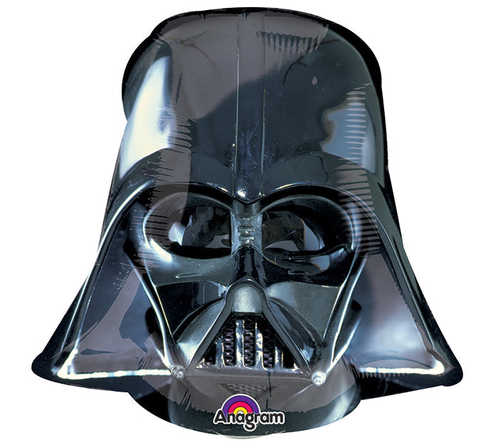 Airfill Only Mini Shape Darth Vader Helmet Balloon